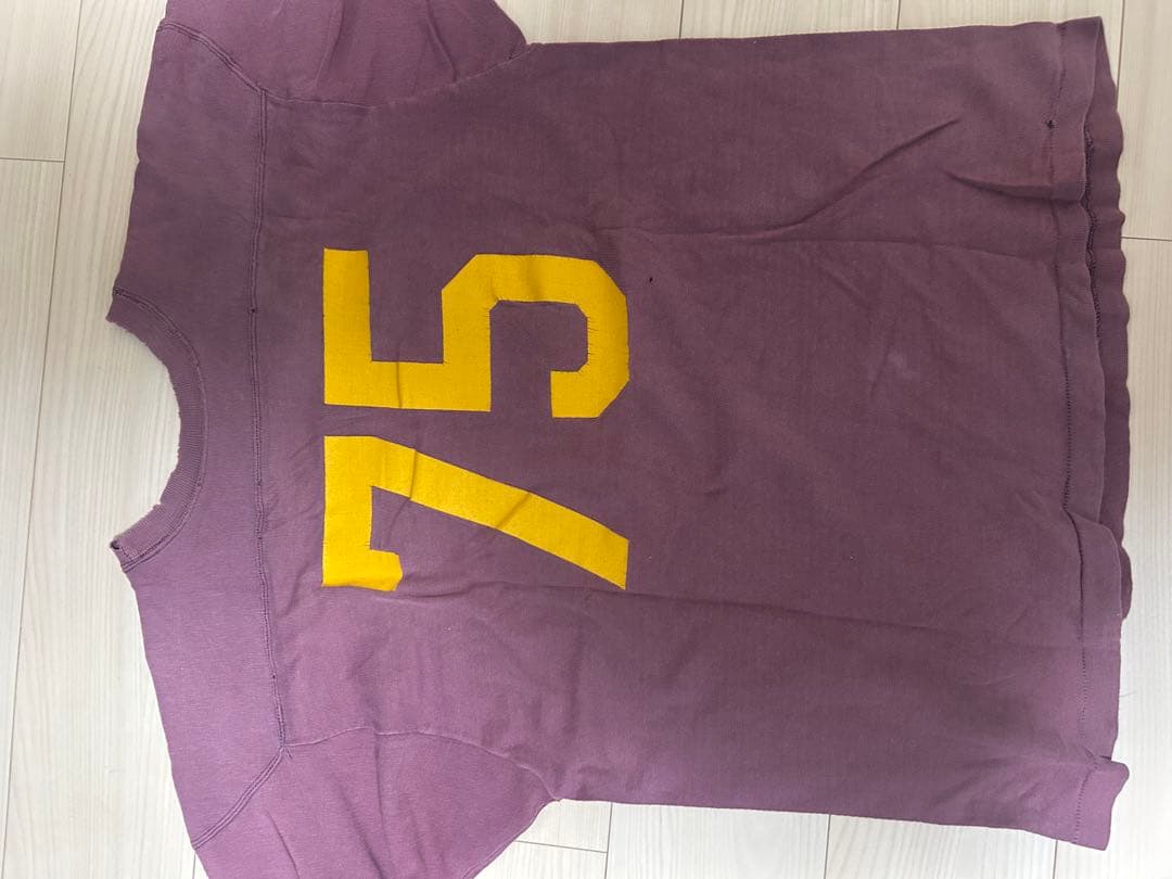 ビンテージ　フットボールtシャツ　七分袖