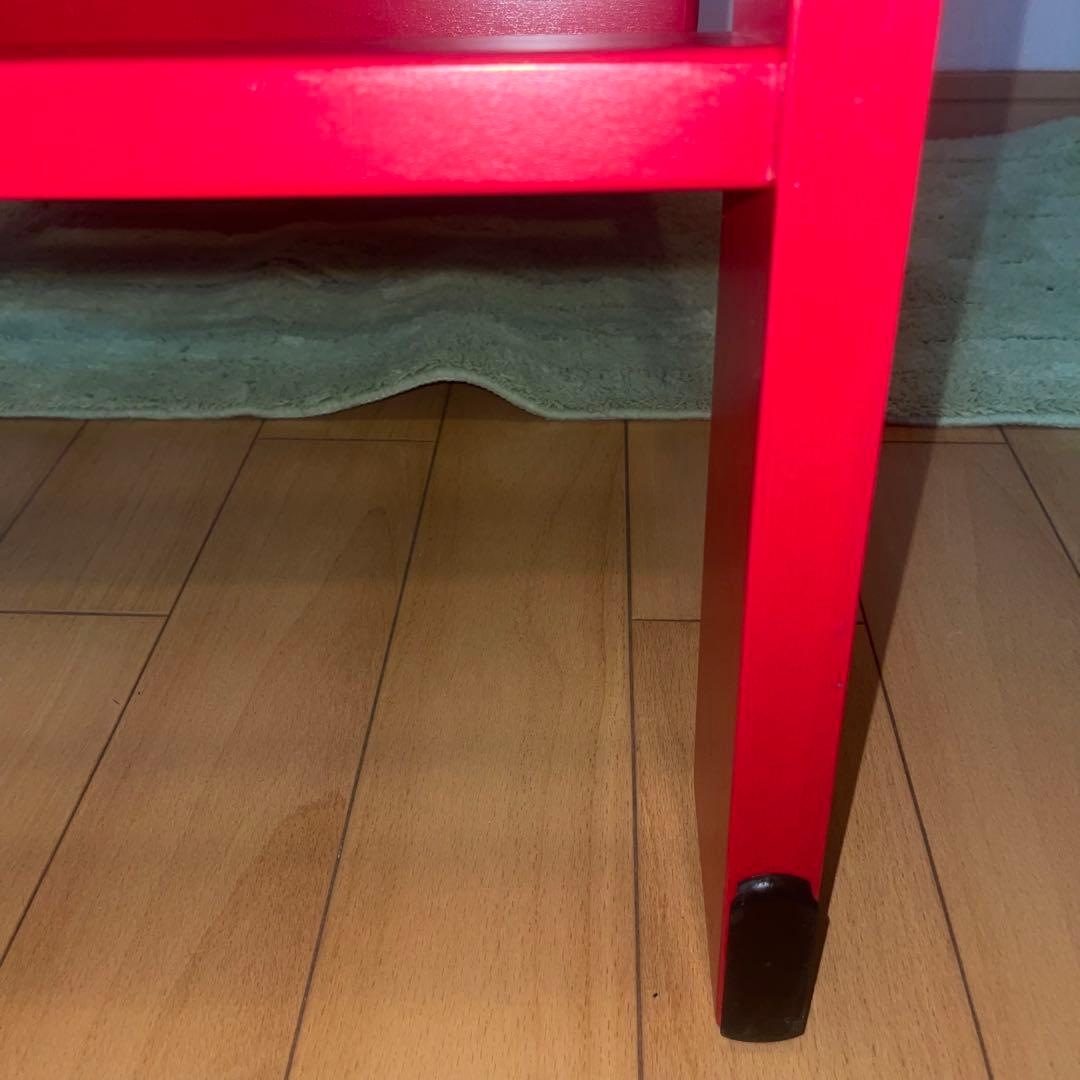 【良品】ストッケ トリップトラップ ハイチェア　レッド　S/N シリアル6