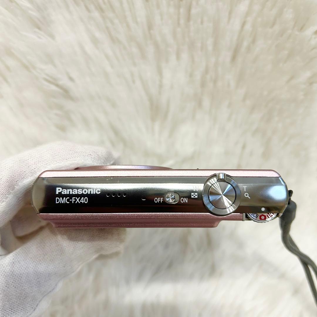 動作良好✨即使用セット付属✨パナソニック LUMIX DMC-FX40 ピンク
