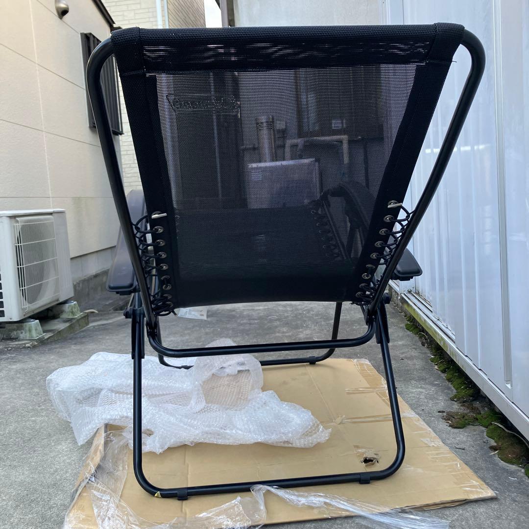 コールマン　リクライニング　メッシュチェア　ブラック　本体重量8.8Kg