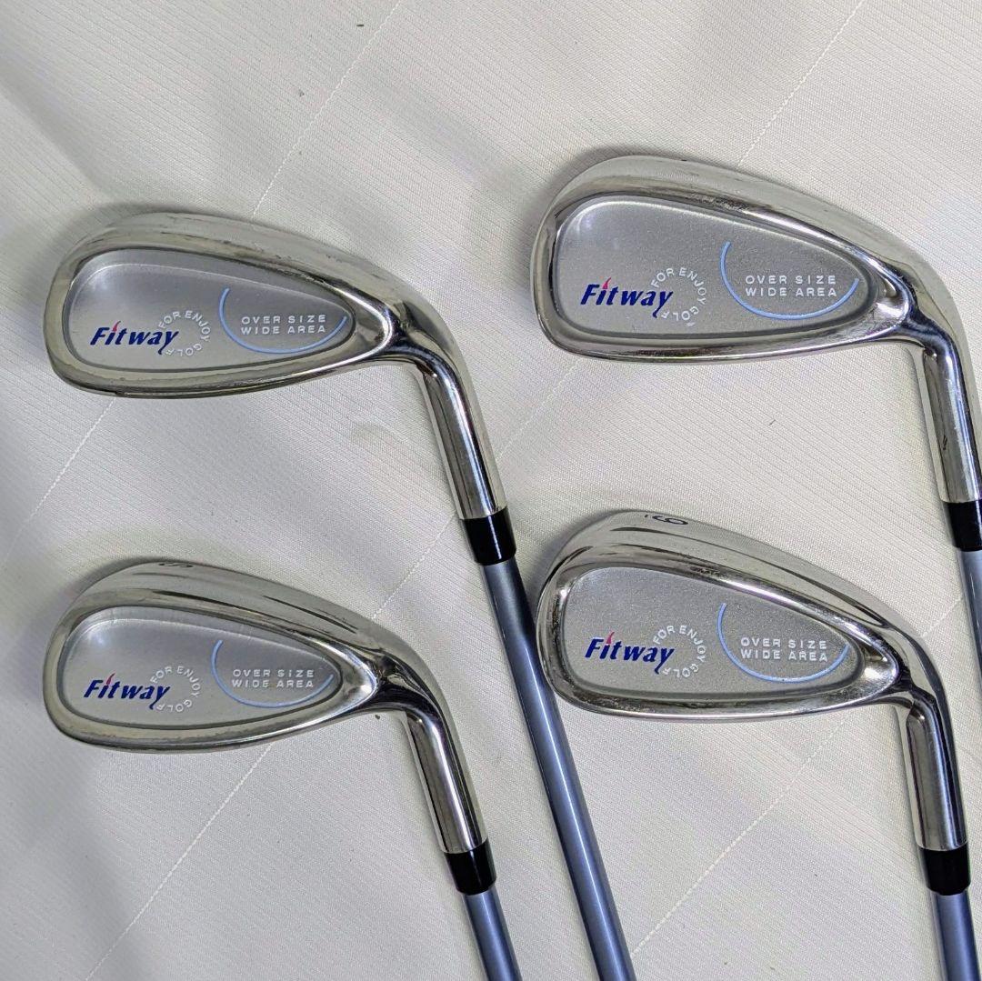 初心者おすすめ！！ FITWay レディースゴルフセット L ルコックCB付
