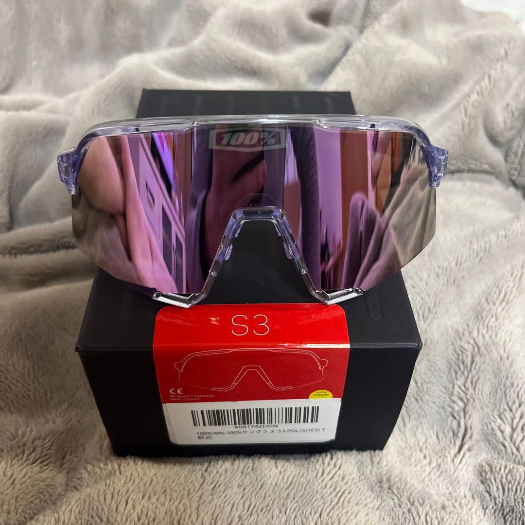 100% S3 サングラス ラベンダー
