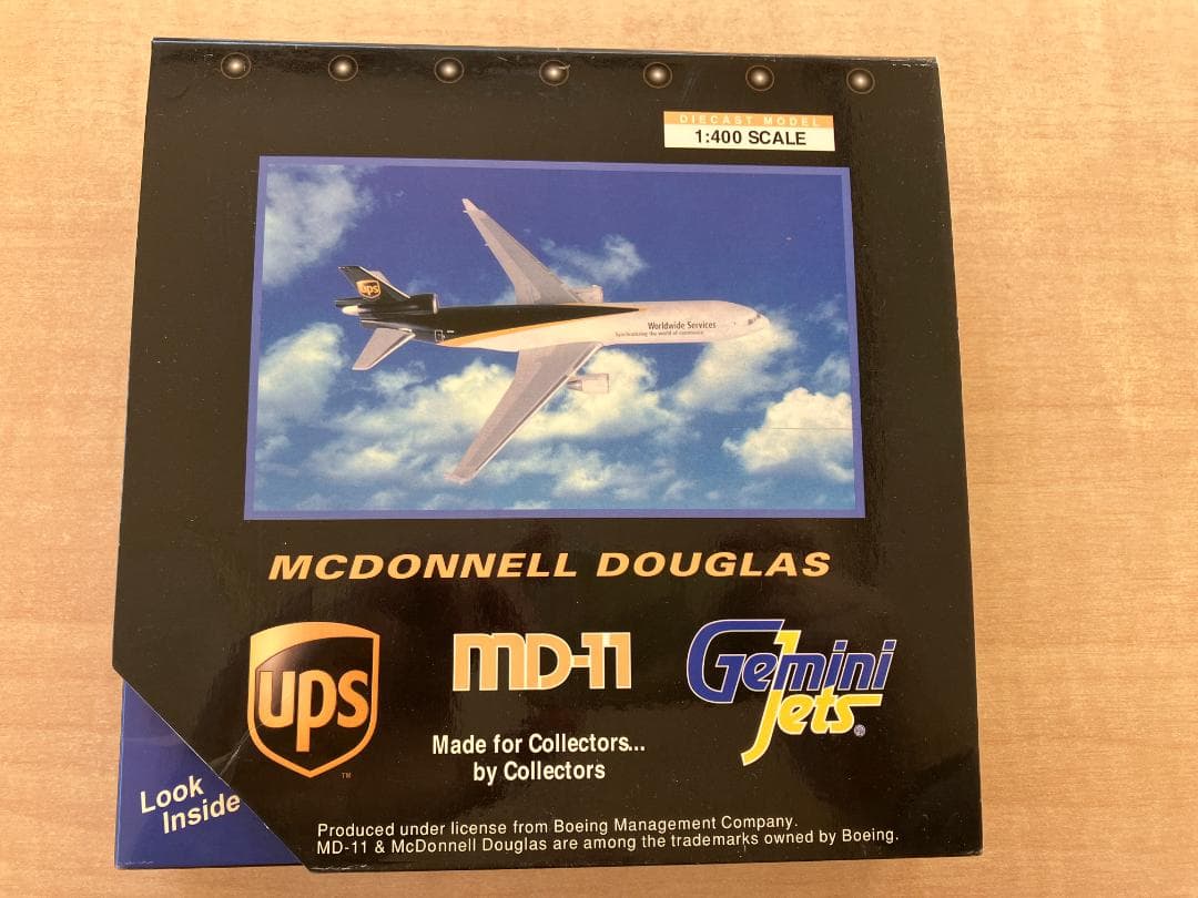 貨物機模型　UPS　MD-11F　1/400　　　　　く