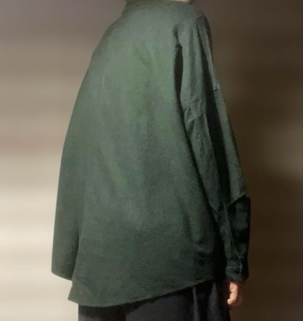 1/16お値下《1度のみ着用》フィルマム　ネルシャツ　モスグリーン　XS