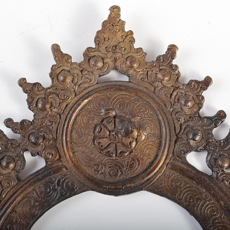 仏教美術　古銅鍍金　チベット仏　仏像　置物　D　R6744