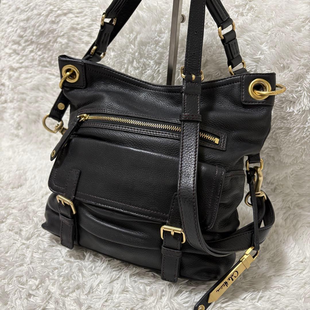 美品✨コールハーン Archive Leather Shoulder Bag