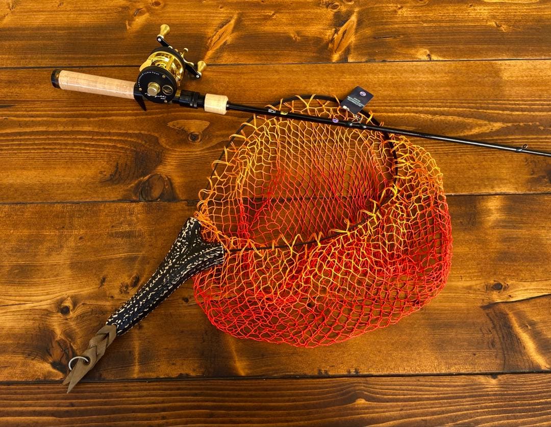 トラウトロッド　5ft9inch テレスコロッド　渓流釣り　天然木グリップ