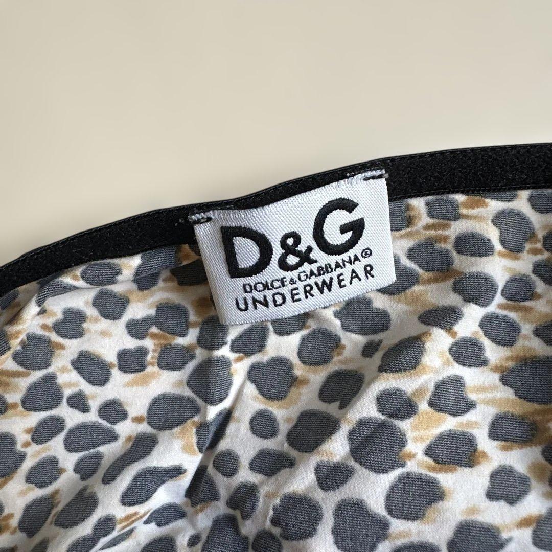 DOLCE&GABBANA　ドルガバ アンダーウェア レースキャミ アニマル