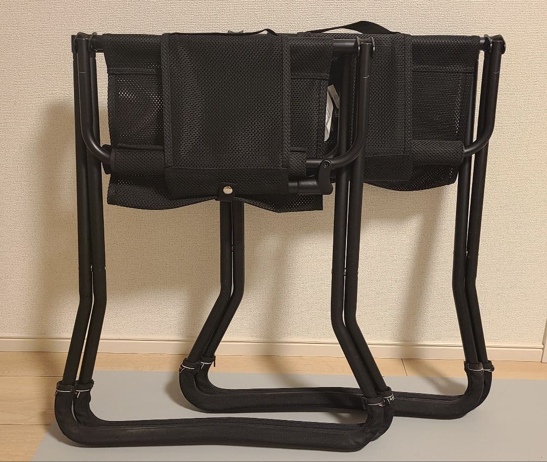 peak　FDチェアワイド　ブラック　2個セット