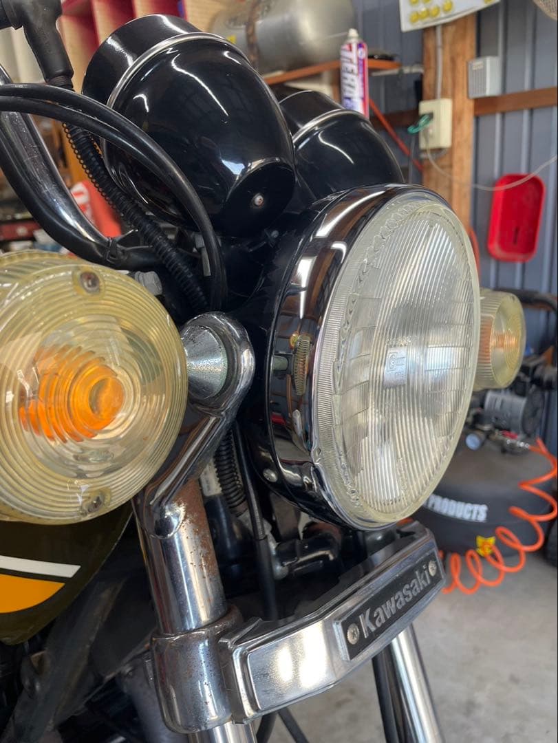 新品当時物シビエスーパーオスカー180πシビエ凹レンズ付ヘッドライト/マーシャル