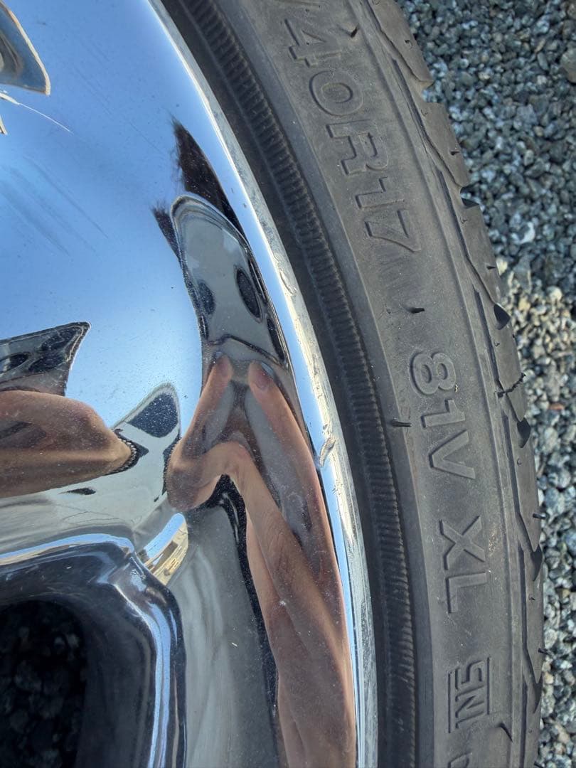 WORK グッカーズ 17インチ　pcd100 4穴