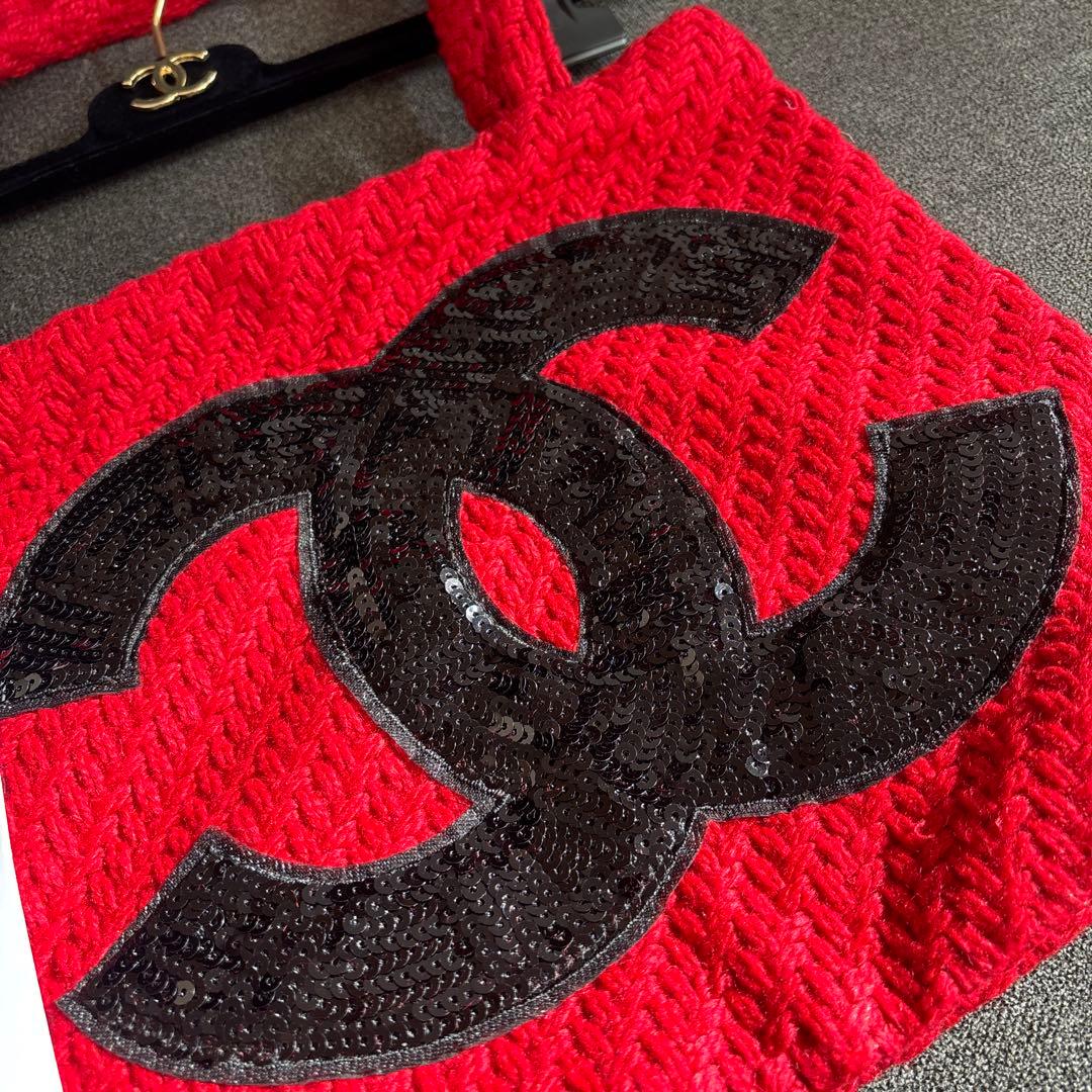 T*た様 新品未使用♡CHANEL ノベルティトートバッグ ビッグココマーク レ