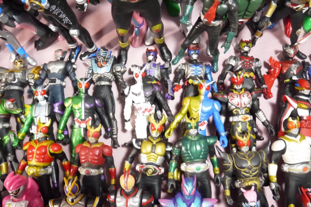 ライダーヒーローシリーズ　ビッグサイズソフビフィギュア　107体セット