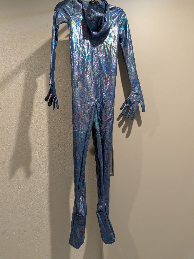 ひ*ん様 ☆　女性サイズ・光沢柄厚手全身タイツ　☆　ZENTAI、コスプレ、戦隊