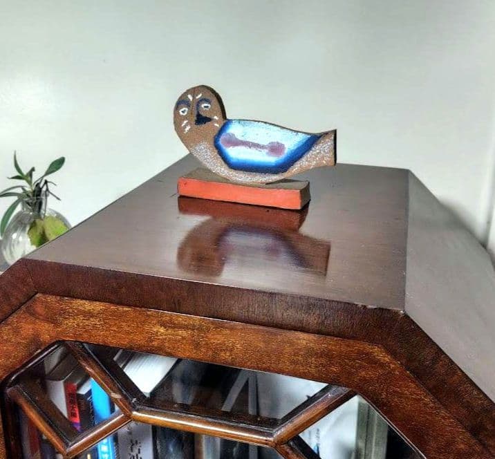 イラストレーター黒田征太郎さん陶器のオブジェ