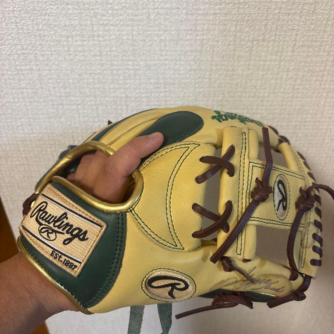 【専用】Rawlings 軟式グローブ プロモデル ベージュと緑