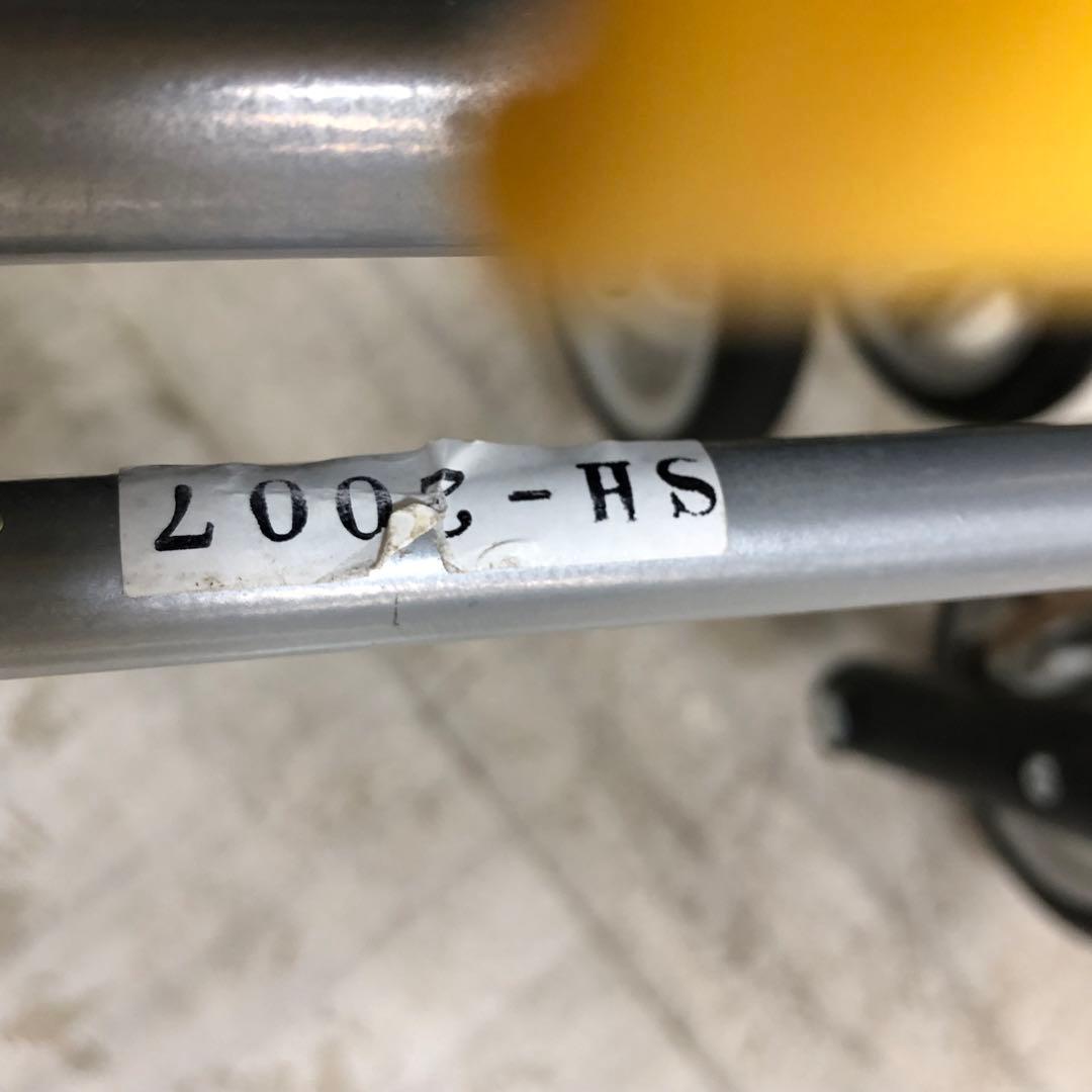 島製作所　歩行車　シンフォニーSPスリム　花柄紺