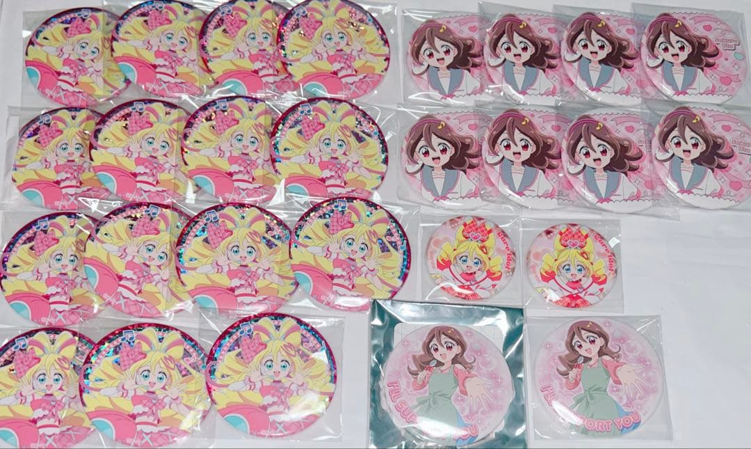 キュアアイドル 咲良うた 缶バッジ セット