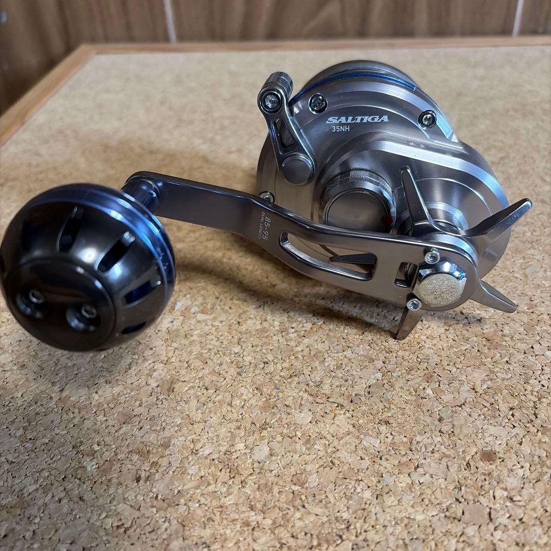 ダイワ 15ソルティガ 35 NH 美品　ハンドル交換