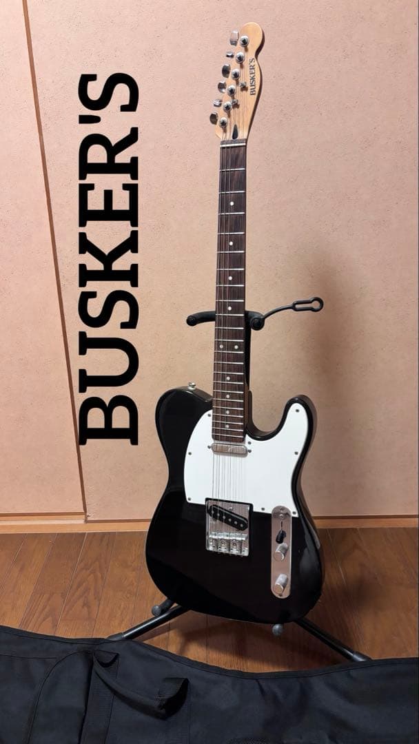 BUSKER'S バスカーズ テレキャスター タイプ ソフトケース・スタンド付き