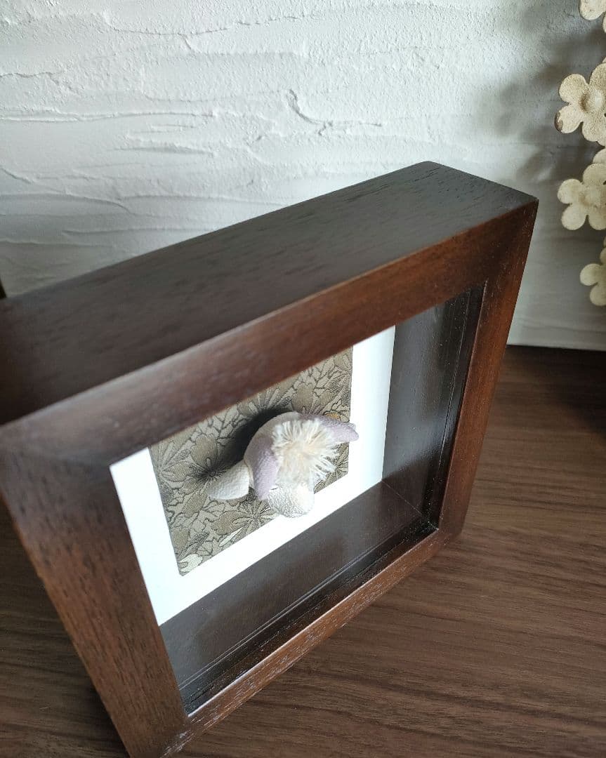 専用ページ　干支　創作人形　インテリア　正月飾り　額装　木製　丑　未　2点