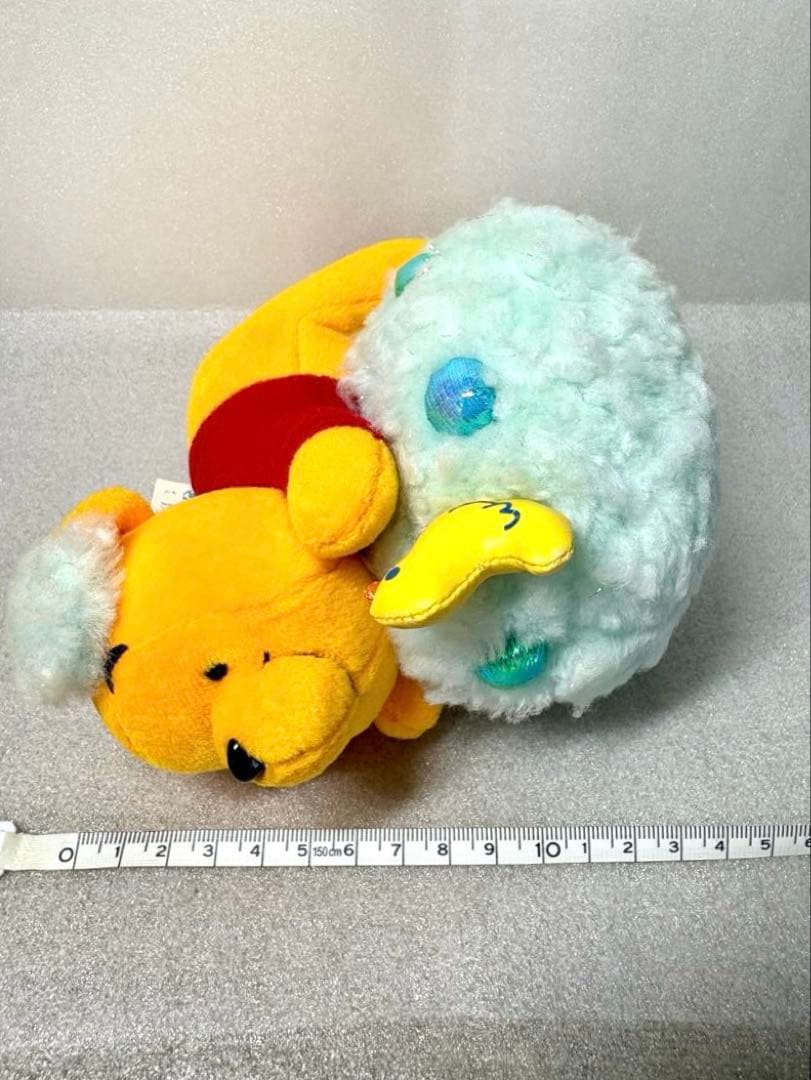 レア　ディズニーストア　くまのプーさん　着ぐるみ　レトロ　ぬいぐるみ　シャボン