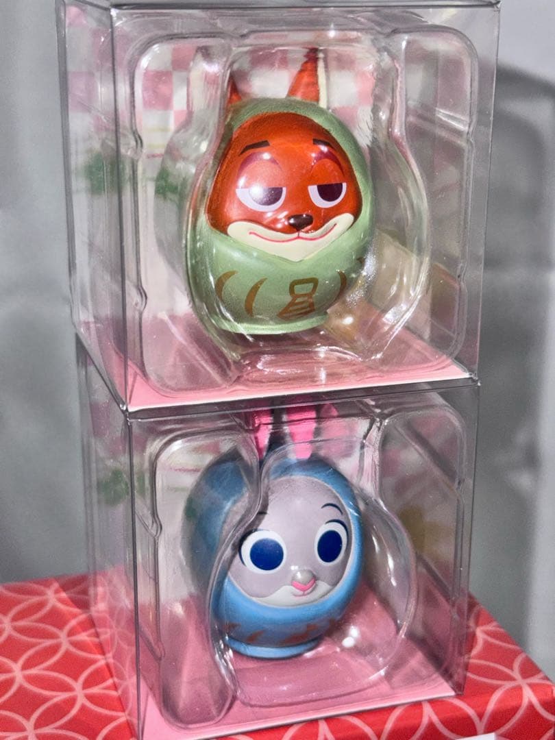 【新品未使用】ズートピア　ニック　ジュディ　お正月　だるまコレクション　セット