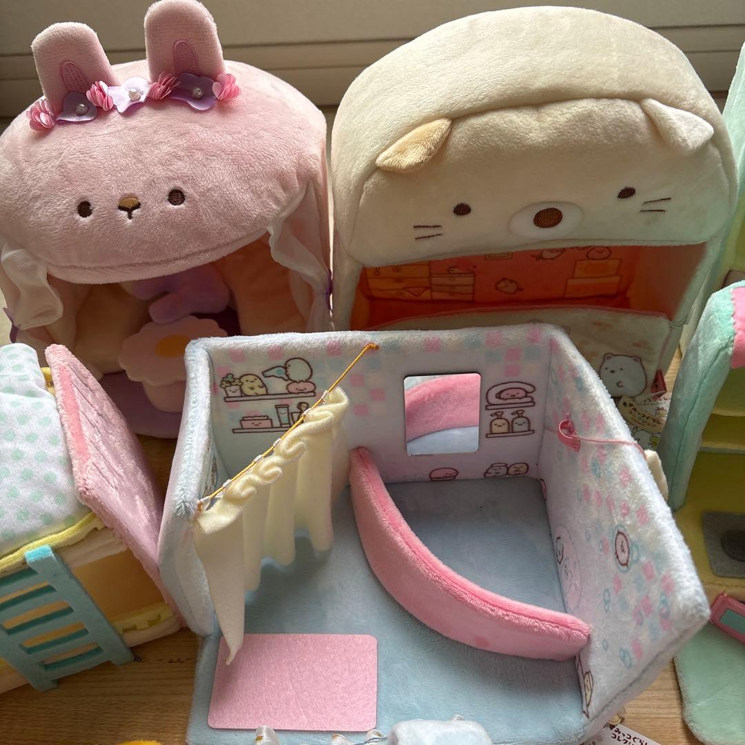 すみっコぐらし　てのりぬいぐるみ　まとめ売り　ベット　布団　こたつ