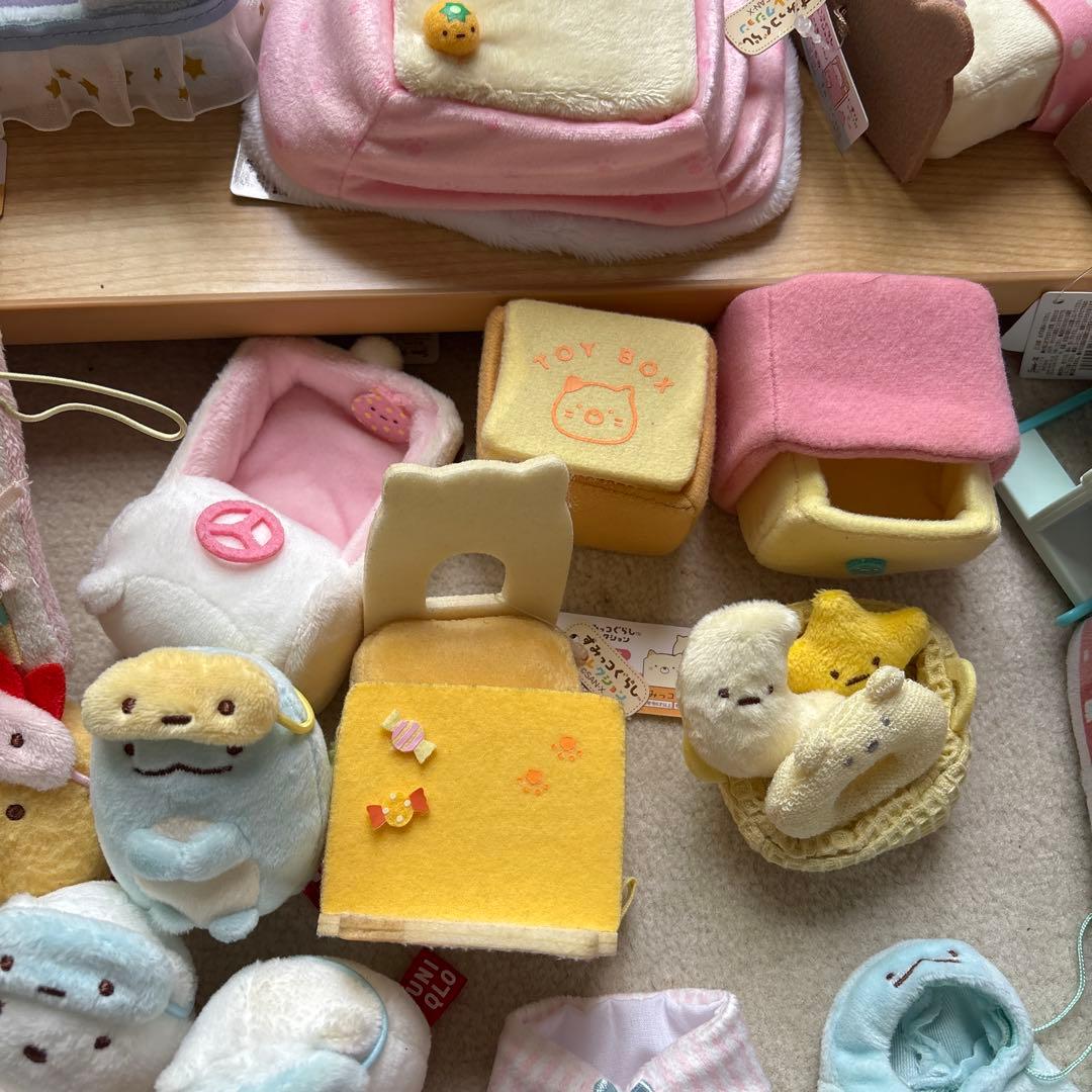 すみっコぐらし　てのりぬいぐるみ　まとめ売り　ベット　布団　こたつ