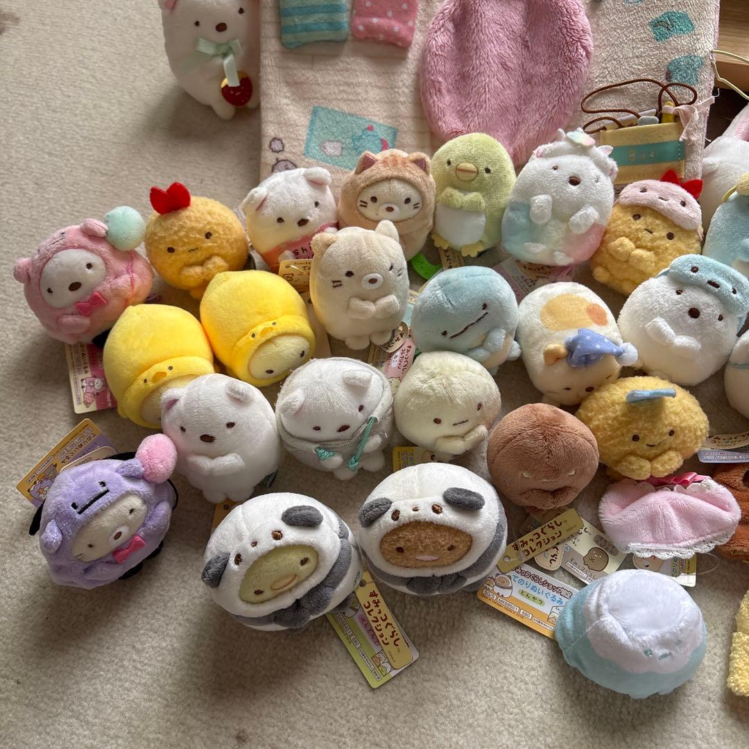 すみっコぐらし　てのりぬいぐるみ　まとめ売り　ベット　布団　こたつ