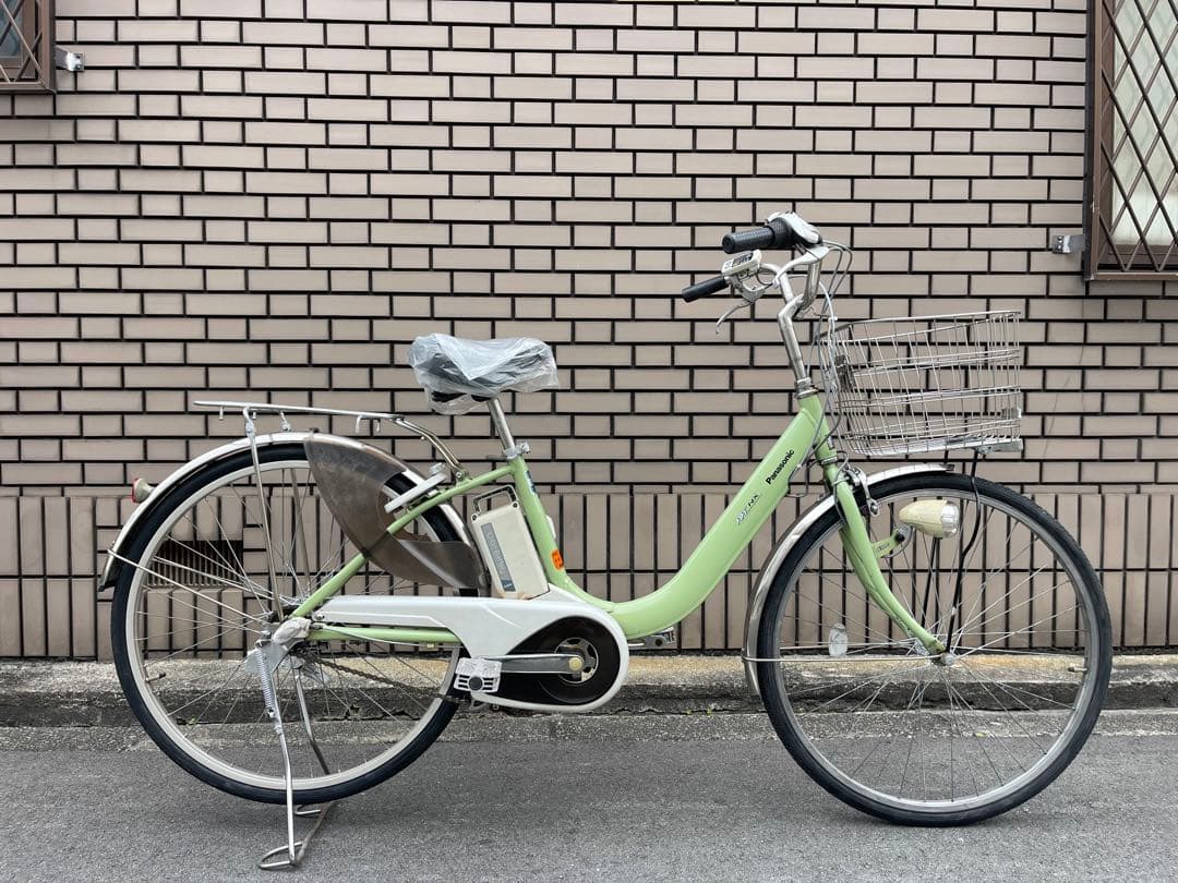 6.6ahパナソニック電動アシスト自転車26インチ