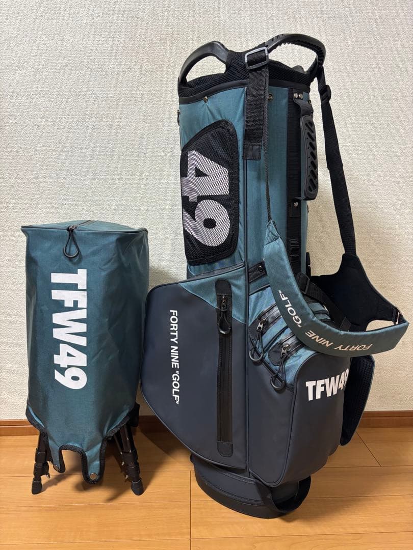 TFW49 FORTYNINE キャディバッグ フードカバー付き 美品