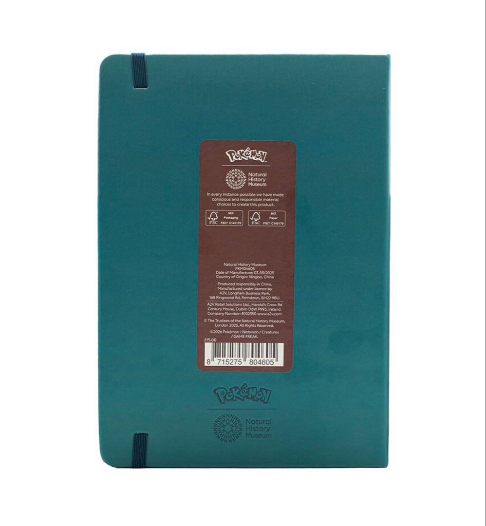 【限定品】ポケモン30周年 ロンドン自然史博物館コラボ イーブイ ノートブック