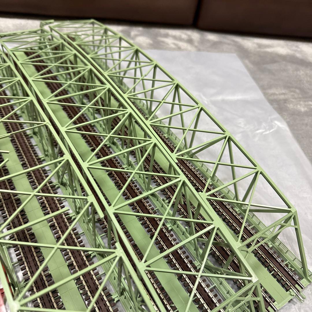 ［ジャンク］鉄道模型　Nゲージ　ストラクチャー　大型トラス橋他　大量　まとめ