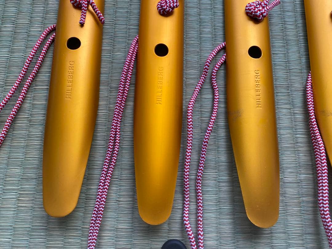 【未使用】Hilleberg ヒルバーグ　スノー&サンドペグ(6本)