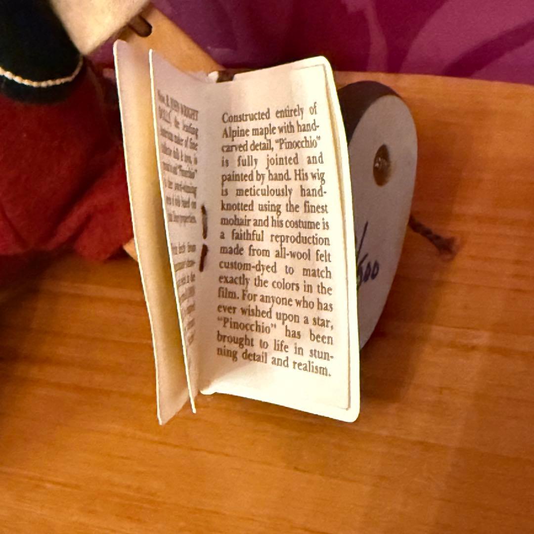 R.john wright ジョンライト　ピノキオ　ドール コレクターズアイテム