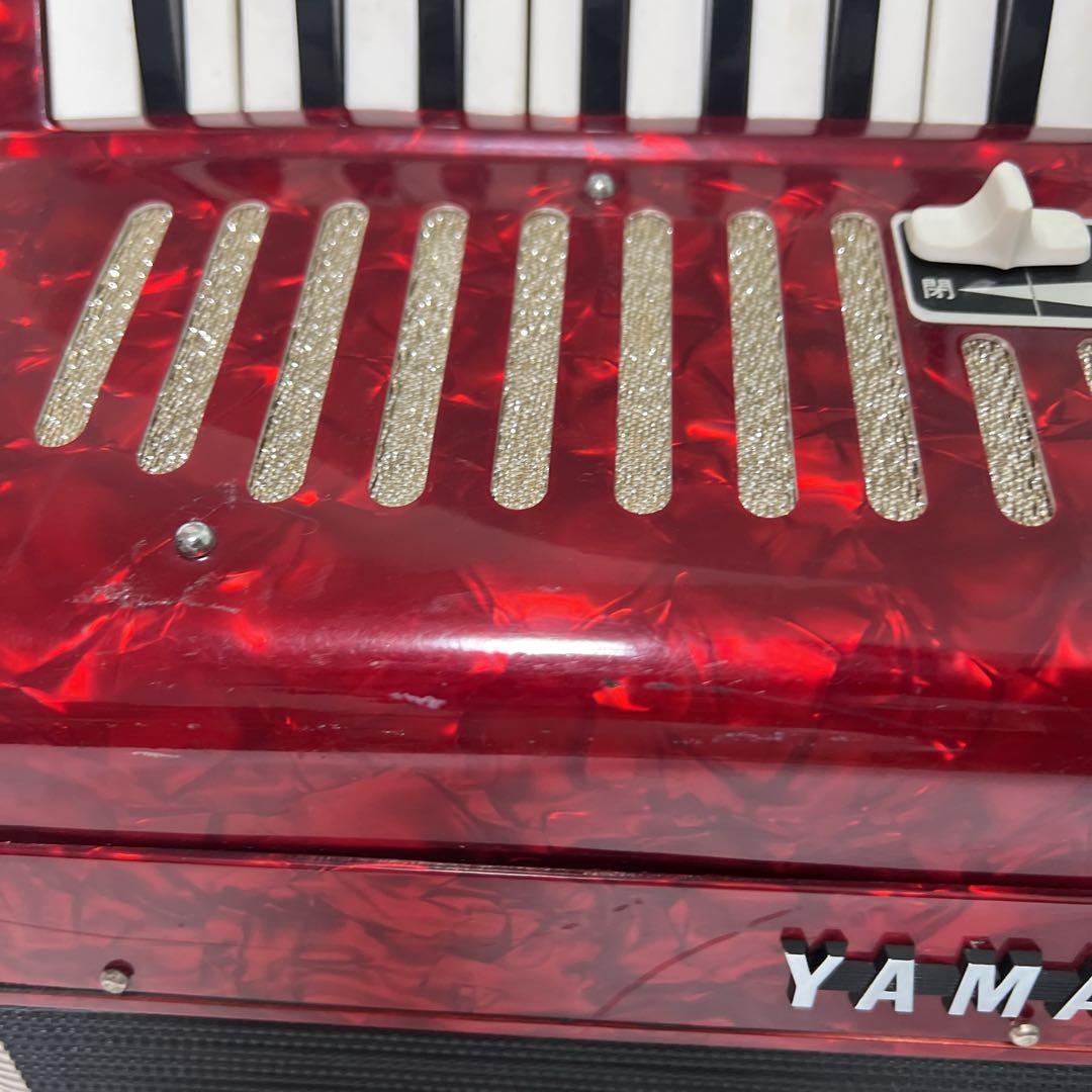 えままYAMAHA ヤマハ S-32 アコーディオン 赤