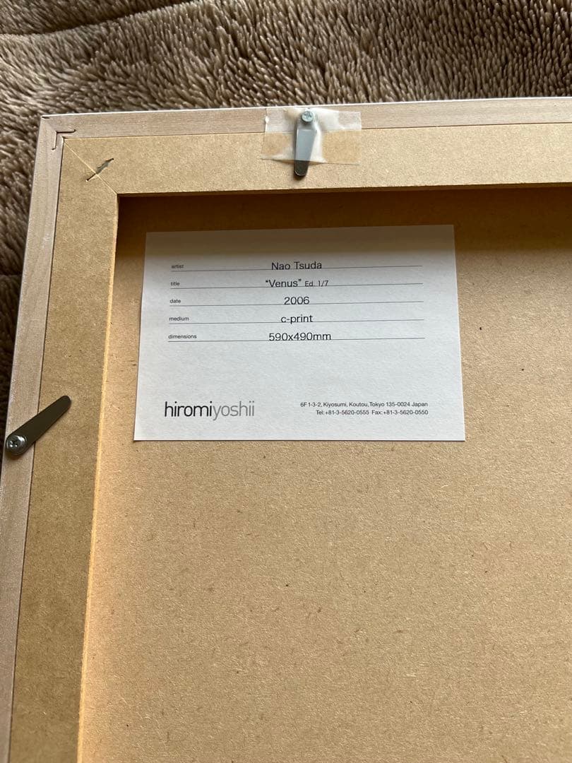 津田直　Venus Ed1/7 オリジナルプリント