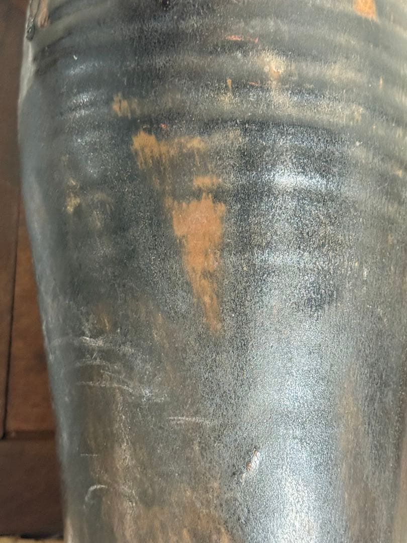 中国　宋〜遼時代　磁州窯鳥もも瓶　アンティーク　送料込み250905