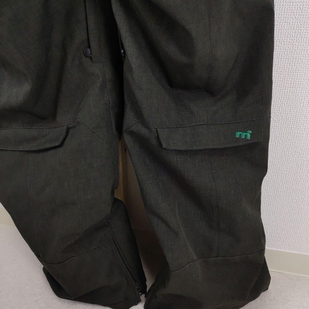 【美品】スノボウェア つなぎ Lサイズ メンズ ダークグリーン スノーボード