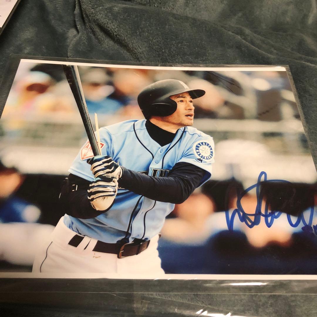 イチロー直筆サインフォト￼