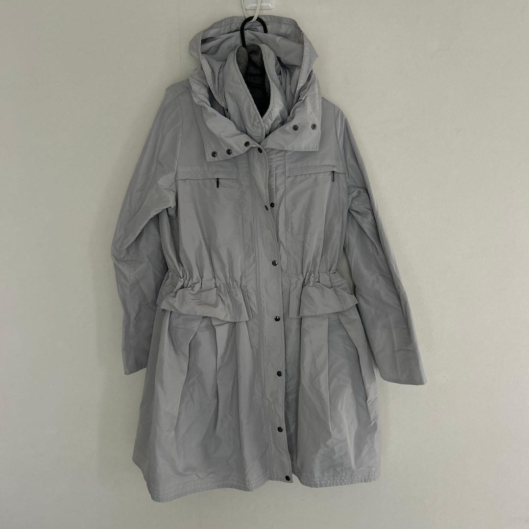 TRUNK ライトグレー フード付き モッズコート