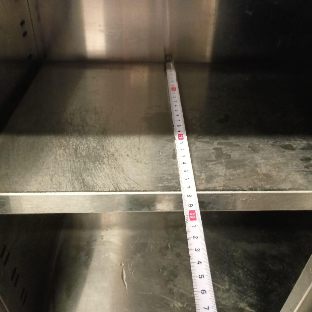 送料込み　ステンレス スライドドア収納キャビネット