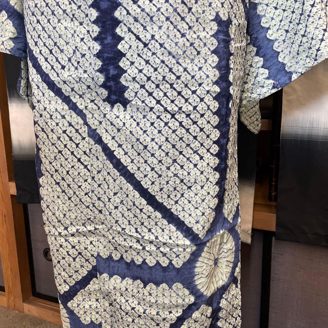 総絞り浴衣　美品