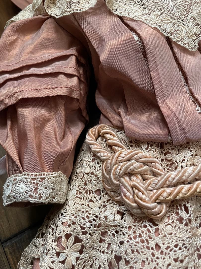 期間限定価格❣️˚✧₊⁎ ♡シルク ドールドレス & ボネ♡ドールドレス⁎⁺˳✧༚