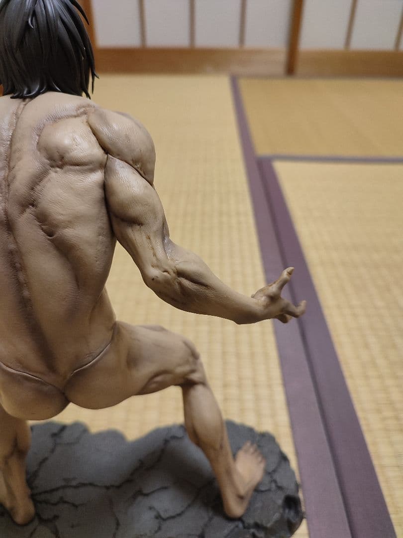 進撃の巨人　エレン　巨大樹の森　決戦Ver　ラストワン　開封品　箱付き