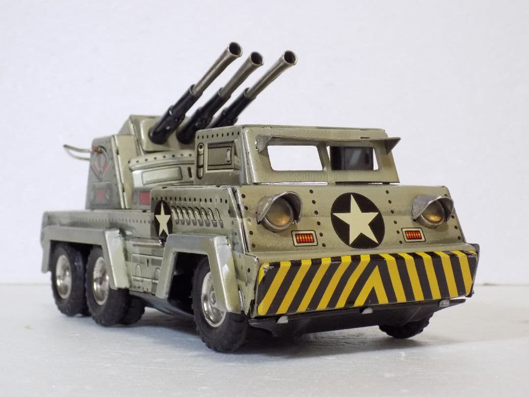 希少ブリキ　三恵玩具　【HALF TRACK】フリクション　動作品
