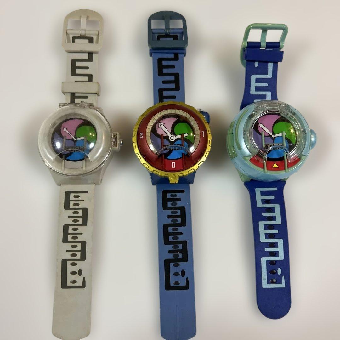 妖怪ウォッチ、時計3つセット、妖怪メダルセット