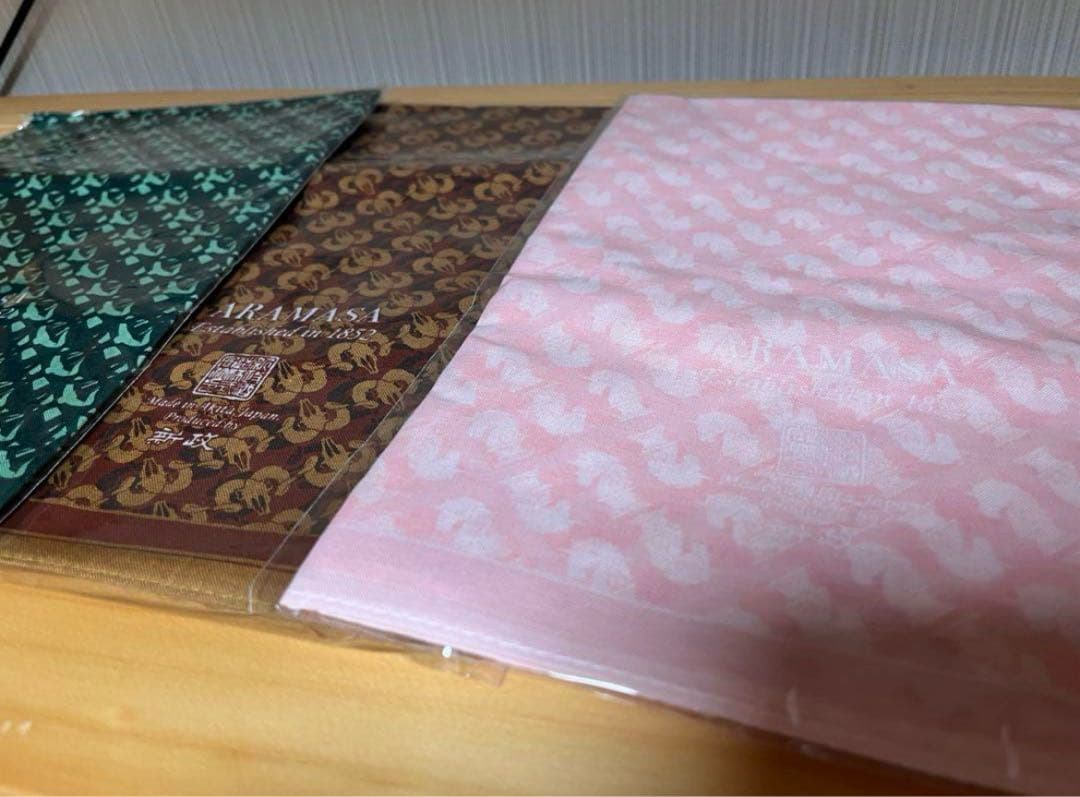 日本酒　新政　ノベルティ　ハンカチ　農民　異端　ユニコン