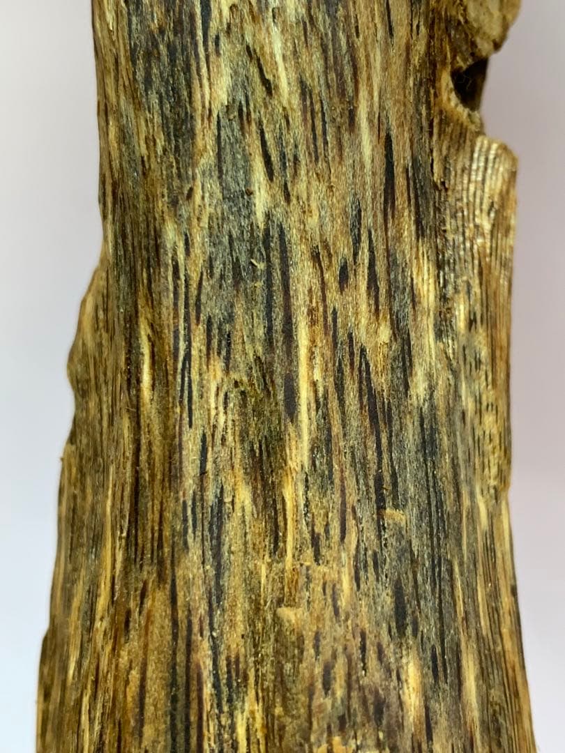 極上緑油伽羅 沈香原木 香木 重さ:131.8g (高ランク本物証明)